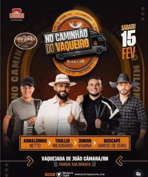 Thullio Milionário, Arnaldinho Netto, Junior Vianna e Buscapé Arreio de Ouro - No Caminhão do Vaqueiro