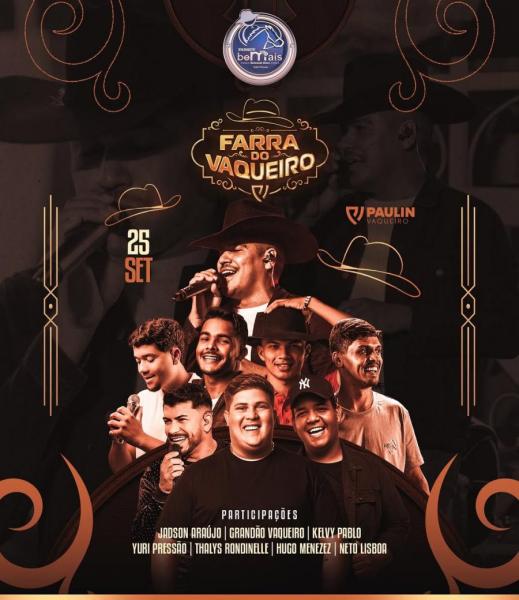 Jadson Araújo, Grandão Vaqueiro, Kelvy Pablo, Yuri Pressão, Thalys Rondinelle, Hugo Menezez e Neto Lisboa - Farra do Vaqueiro