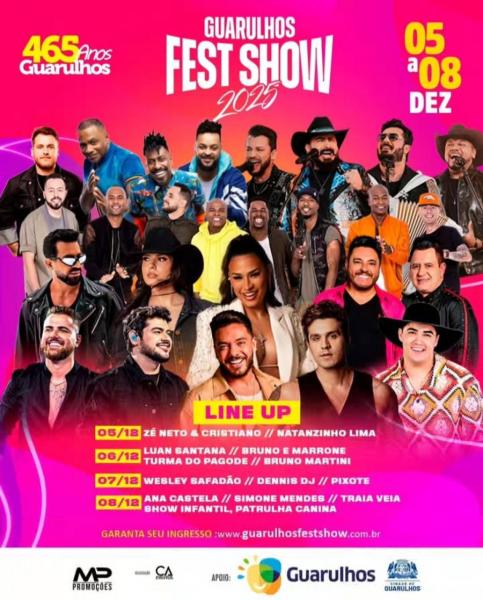 Zé neto & Cristiano e Natanzinho Lima - Guarulhos Fest Show 2025