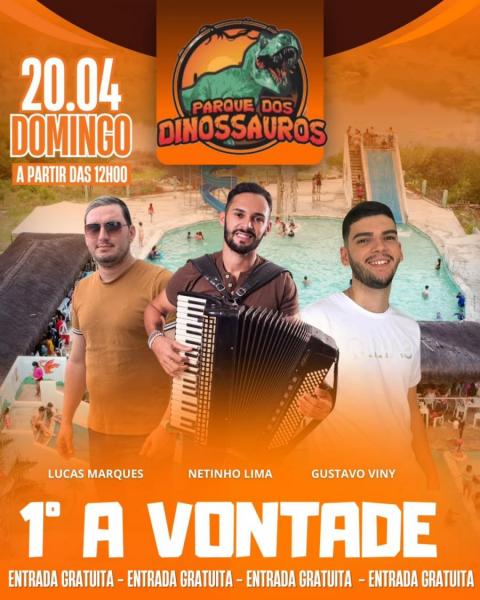 Lucas Marques, Netinho Lima e Gustavo Viny - 1º A Vontade