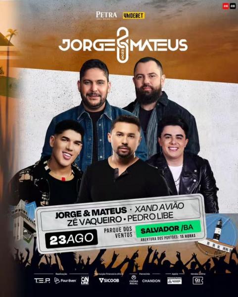 Jorge & Mateus, Xand Avião, Zé Vaqueiro e Pedro Libe