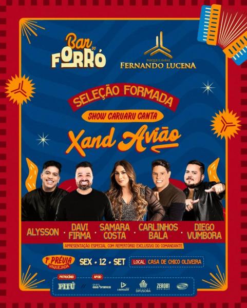 Alysson, Davi Firma, Samara Costa, Carlinhs Bala e Diego Vumbora - Show Caruaru canta Xand Avião