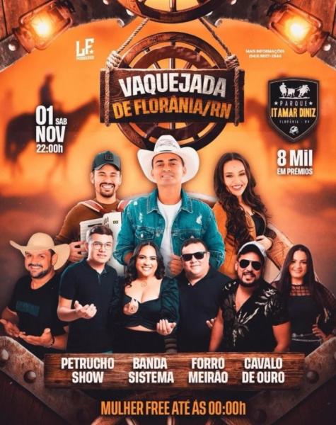 Forró Meirão, Banda Sistema, Cavalo de Ouro e Petrucho Show - Vaquejada de Florânia 2025