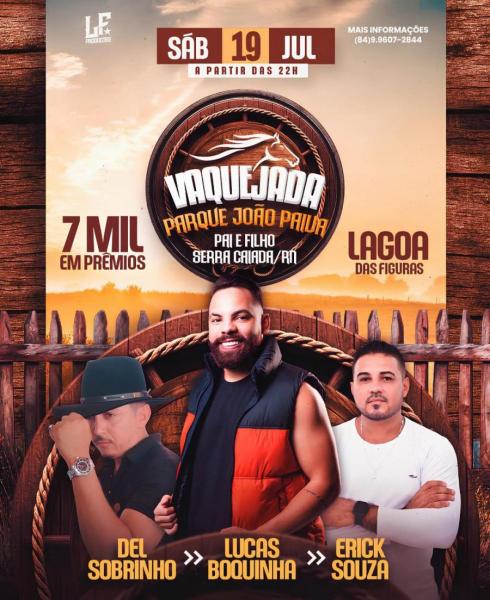 Lucas Boquinha, Del Sobrinho e Erick Souza