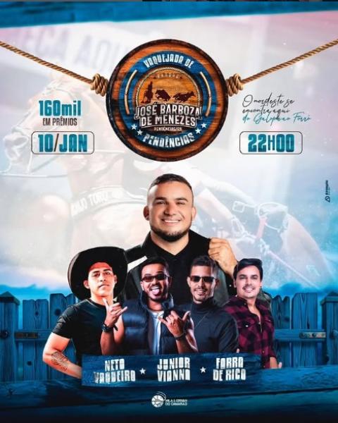 Junior Vianna, Neto Vaqueiro e Farra de Rico