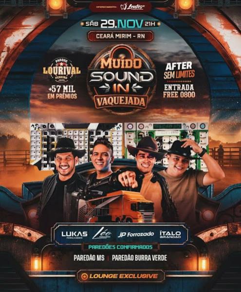 Lukas Fernandes, Léo, jp Forrozado e Ítalo Grandão - Muído Sound in Vaquejada