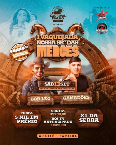 Bob Léo e Gamadões - 1ª Vaquejada Nossa Sra. das Mercês 2025