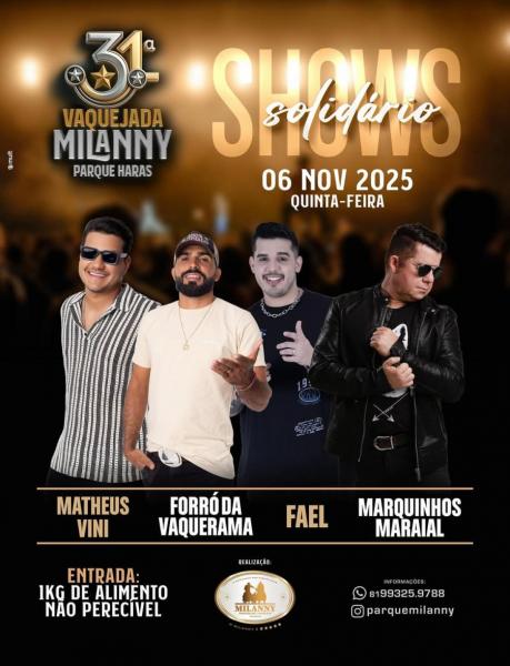 Fael, Matheus Vini, Marquinhos Maraial e Forr[o da Vaquerama
