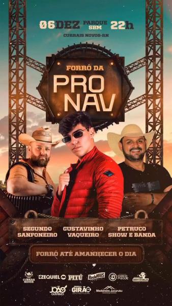 Gustavinho Vaqueiro, Segundo Sanfoneiro e Petruco Show - Forró da PRONAV