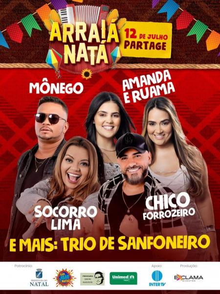 Socorro Lima, Chico Forroreizo, Mônego e Amanda & Ruama - Arraiá Natá 2025