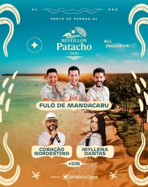 Fulô de Mandacaru, Coração Nordestino e Myllena Dantas - Réveillon Patacho 2026