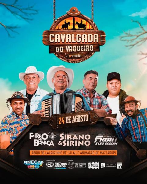 Sirano & Sirino, Ferro na Boneca e Forró de Front & Léo Gordim - 8ª Cavalgada do Vaqueiro 2025