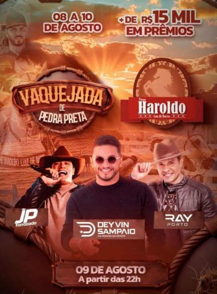 Deyvin Sampaio, JP Forrozado e Ray Porto