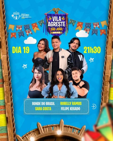 Bonde do Brasil, Robelly Ramos, Sara Costa e Felipe Xegado