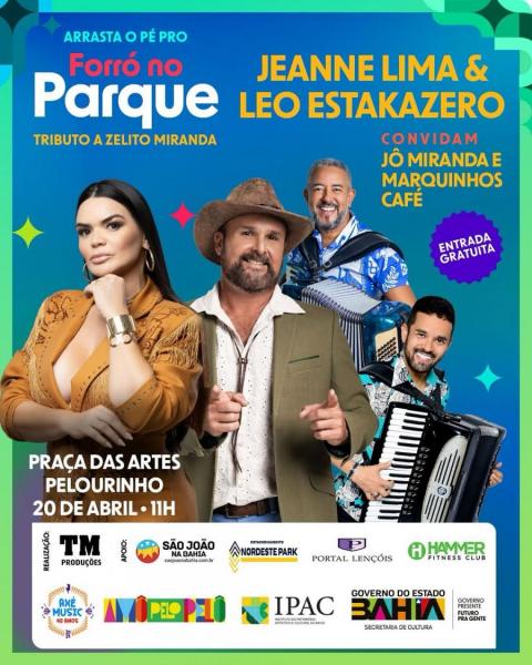 Jeanne Lima, Léo Estakazero, Jô Miranda e Marquinhos Café - Forró no Parque