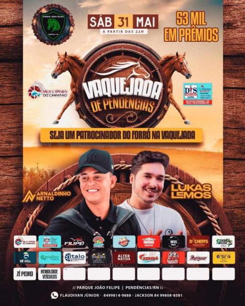 Arnaldinho Netto e Lukas Lemos