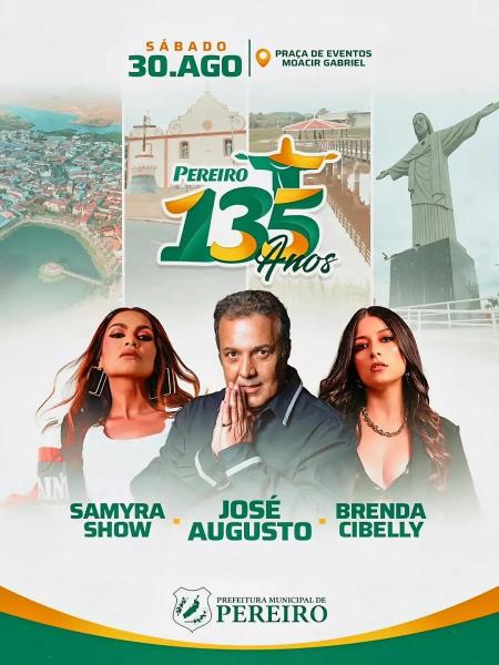 José Augusto, Samyra Show e Brenda Cibelly