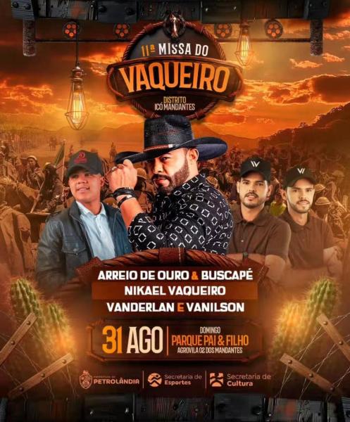 Arreio de Ouro & Buscapé, Nikael Vaqueiro e Varnderlan & VAnilson - 11ª Missa do Vaqueiro 2025