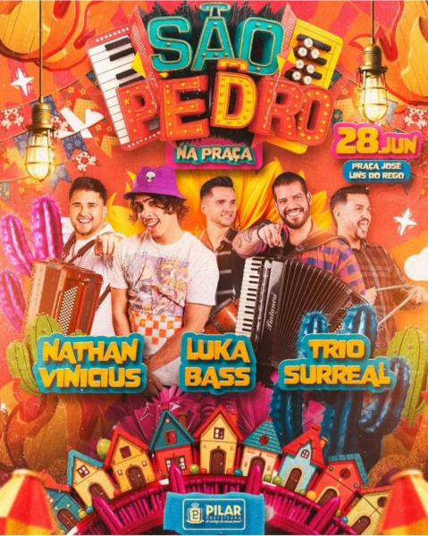 Nathan Vinícius, Luka Bass e Trio Surreal - São Pedro