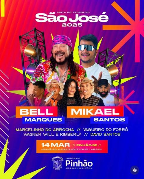 Bell Marques, Mikael Santos, Marcelinho do Arrocha, Vaqueiro do Forró, Wagner Will & Kimberly e David Santos - Festa de São José 2025