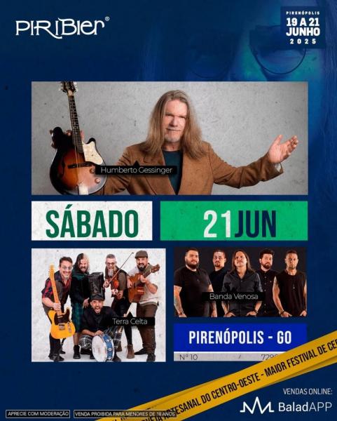 Humberto Gessinger, Terra Celta e Vanda Venosa - PiriBier 10 Anos