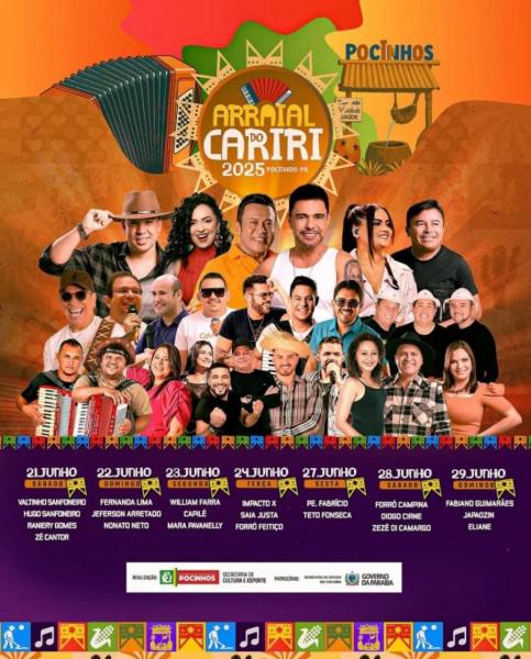 Fernanda Lima, Jefferson Arretado e Nonato Neto - Arraial do Cariri 2025