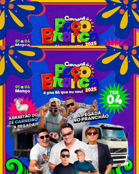 Roberto Filho, Banda Pretta, Roberto Cantor e Dal do Piseiro - Arrastão do Zé Carneiro - Carnaval de Poço Branco 2025