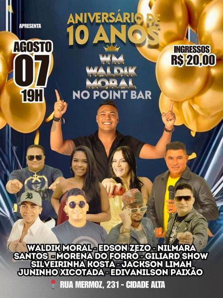 Waldik Moral, Edson Zezo, Nilmara Santos, Morena do Forr[o, Giliard Show, Silveirinha Kosta, e Jackson Limah