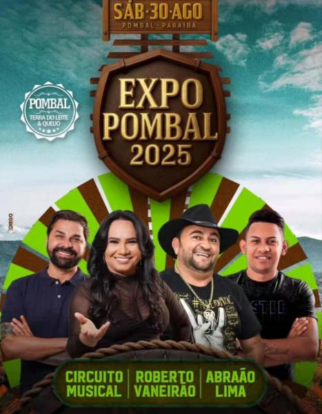 Circuito Musical, Roberto Vaneirão e Abraão Lima - Expo Pombal 2025
