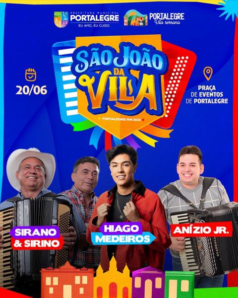 Fabiano Show, Sirano & Sirino, Hiago Medeiros e Anízio Júnior - São João da Vila 2025