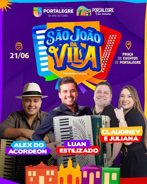 Alex do Acordeon, Luan Estilizado e Claudiney & Juliana - São João da Vila 2025