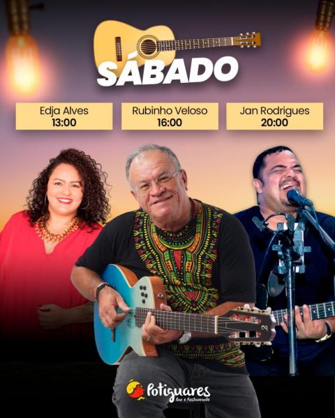 Edja Alves, Rubinho Veloso e Jan Rodrigues