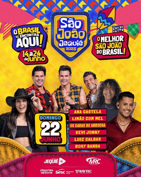 Ana Castela, Limão com Mel, Os Caras do Arrocha, Kevi Jonny, Luiz Caldas e Rosy Banda - São João Jequié 2025