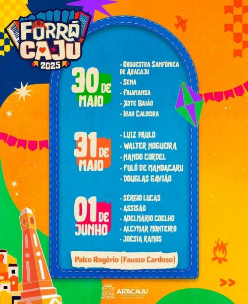 Sena, Falamansa, Xote Baião e Irah Caldeira - Forró Caju 2025