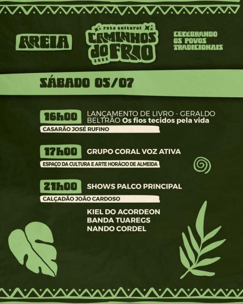 Kiel do Acordeon, Banda Tuaregs e Nando Cordel - Caminhos do Frio Areia 2025