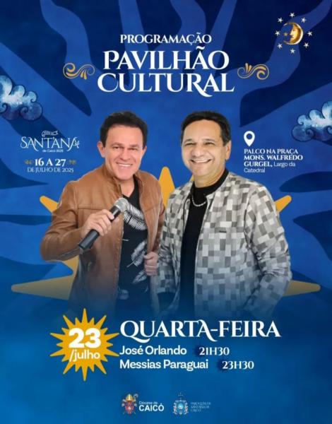 José Orlando e Messias Paraguai - Pavilhão Cultural 2025