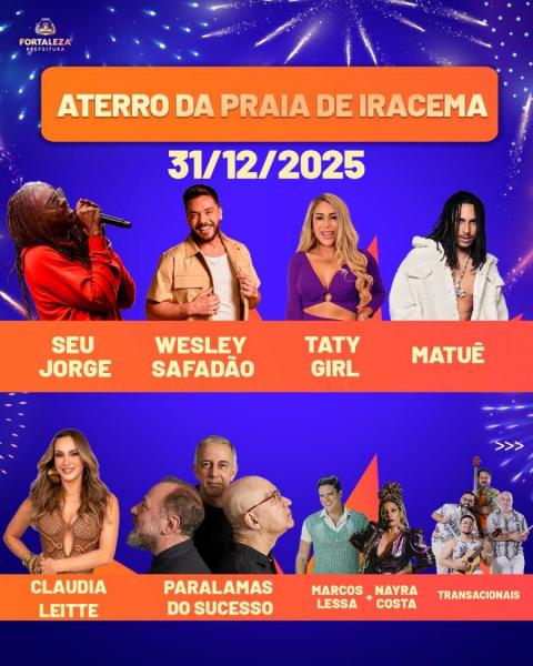 Seu Jorge, Wesley Safadão, Taty Girl, Matuê, Claudia Leitte, Paralamas do Sucesso, Marcos Lessa, Mayra Costa e Transacionais