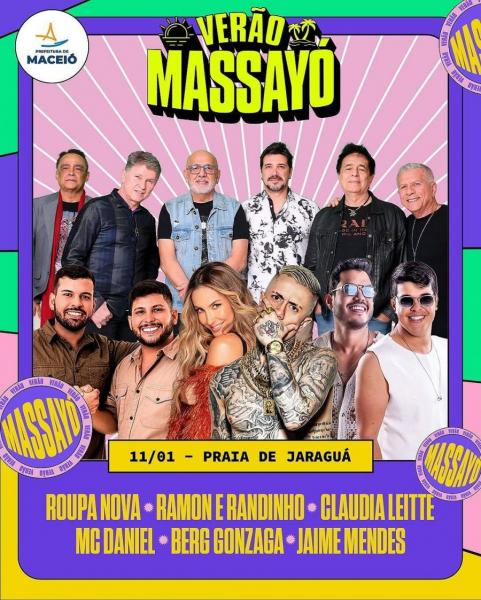 Roupa Nova, Ramon & Randinho, Claudia Leitte, Mc Daniel, Jaime Mendes e Berg Gonzaga - Verão Massayó 2025