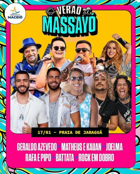 Geraldo Azevedo, Matheus & Kauan, Joelma, RAfa & Pipo, Battata e Rock em Dobro - Verão Massayó 2025