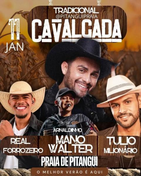 Mano Walter, Tulio Milionário e Real Forrozero - Cavalgada de Verão