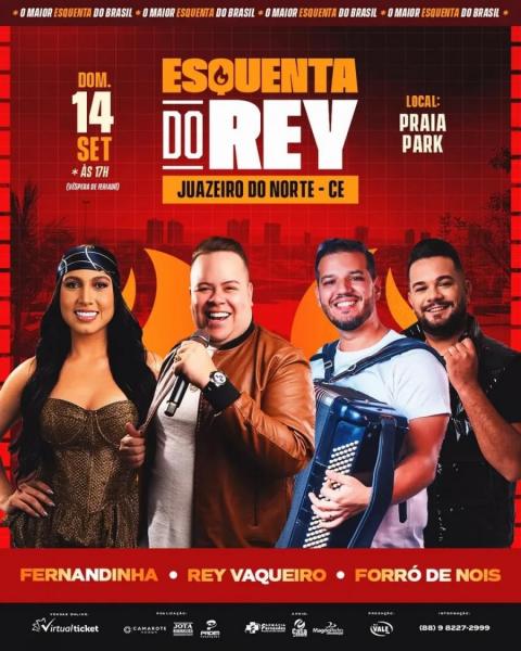 Rey Vaqueiro, Fernandinha e Forró de Nóis - Esquenta do Rey