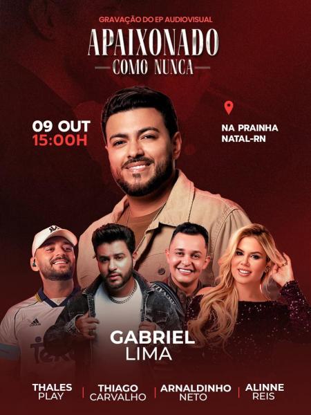 Gabriel Lima, Thales Play, Thiago Carvalho, Arnaldinho Neto e Alinne Reis - Apaixonado como Nunca