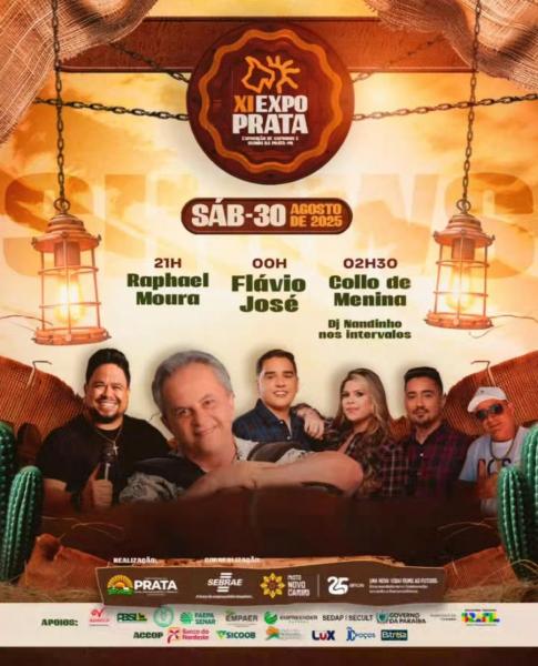 Fávio José, Raphael Moura e Collo de Menina - XI Expo Prata 2025