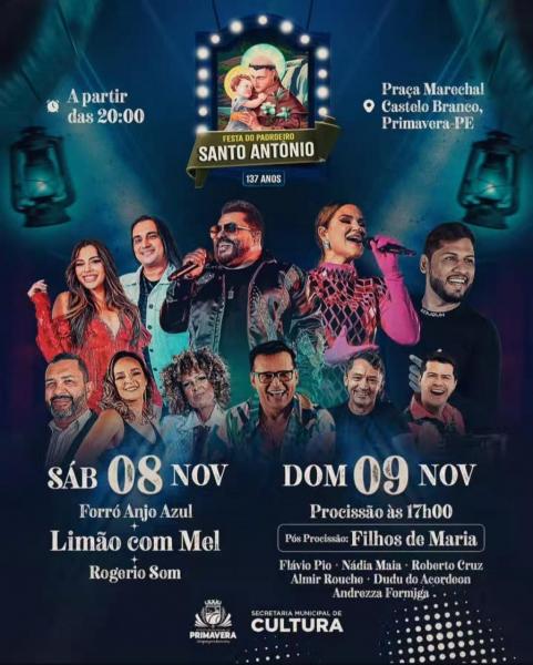 Forró Anjo Azul, Limão com Mel e Rogério Som