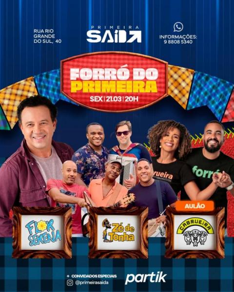 Zé de Tonha, Flor Serena e Cabrueira - Forró do Primeira