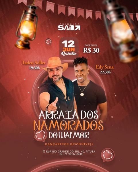 Tadeu Soller e Edy Sena - Arraiá dos Namorados