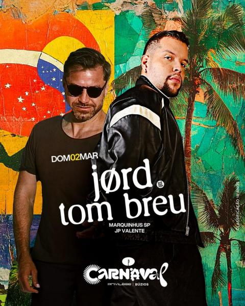 Jord, Tom Breu, Marquinho SP e JP Valente
