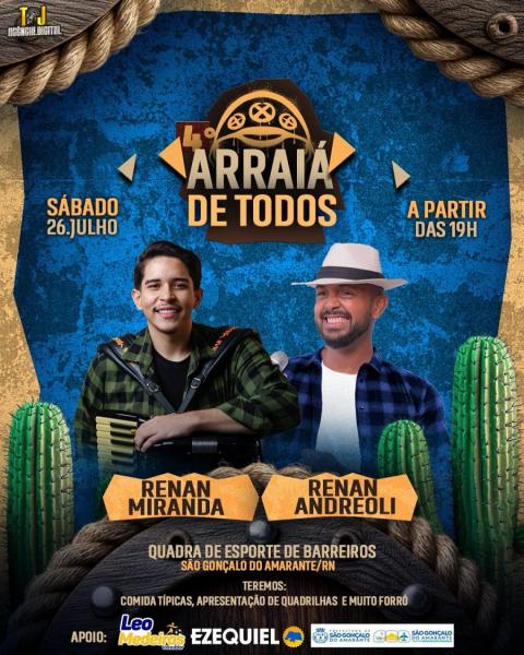 Renan Miranda e Renan Andreoli - Arraiá de Todos