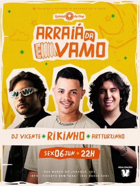 Rikinho, Artturzinho e Dj Vicente - Arraiá da Vamo