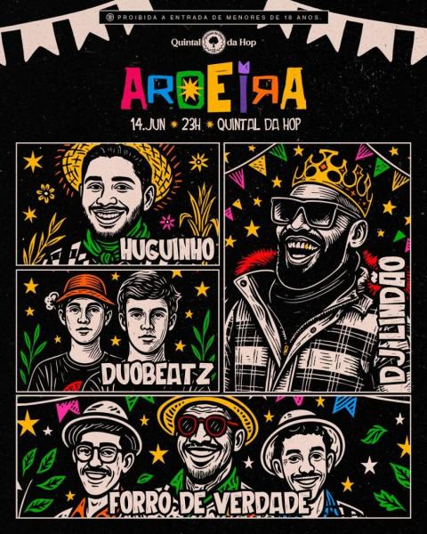 Huguinho, Duobeatrz, Dj Lindão e Forró de Verdade - Aroeira
